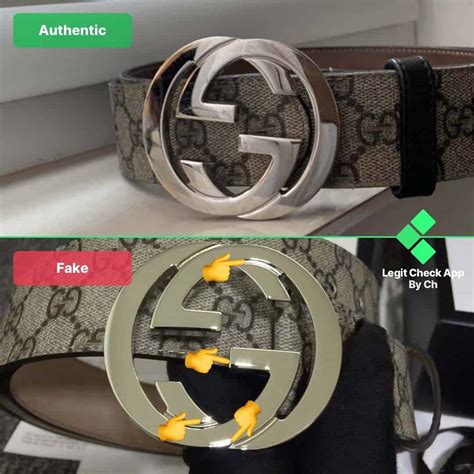 gucci belt real vs fake stamp|copy of Gucci belt.